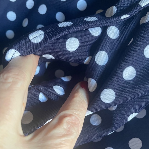 Tatyana/Blue and white polkadot skirt/ 3xl - Picture 2 of 7